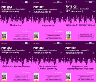Cengage Physics Set Of 6 Books 2019 Paperback, B. M. Sharma (Waves And Thermodynamics, Mechanics I, Mechanics II, Electrostatics And Current Electricity, Optics And Modern Physics, Magnetism And Electromagnetic Induction)