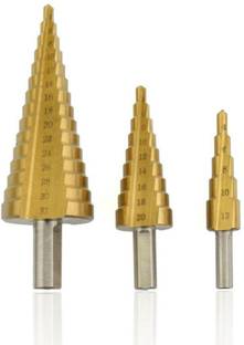 Digital Craft HSS Titanium Coted Cone Metal Step Drill Bits Set 4-12mm 4-20mm 4-32mm Hole Cutting Wood Metal Drill Bits Power Tools New