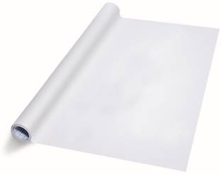 HOUSE OF QUIRK Whiteboard Wall Sticker Removable Vinyl Sticker Decal With 1 Pen, Use Home School Office College Room Kitchen Size White board