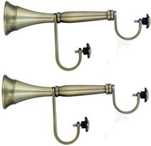 Homeplus Gold Curtain Knobs Metal