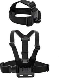 Yantralay 2 in 1 Head Strap Mount & Chest Mount for GoPro,SJCAM, Yi, & Other Action Cameras Strap