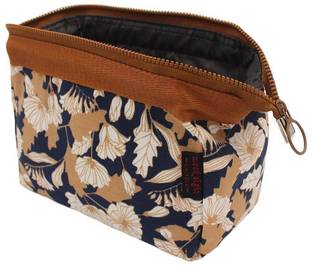 HOUSE OF QUIRK Toiletry Kit Women Jewelry Organizer Hard Drive Carry Case Portable Cube Purse (Brown) Travel Toiletry Kit