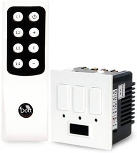 Dott Systems Dott Systems Remote Control Switch Modular 3 Lights 5 A One Way Electrical Switch