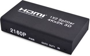 माइक्रोवेयर 1 Input 2 Output 4K Ultra HD HDMI Splitter मीडिया स्ट्रीमिंग डिवाइस