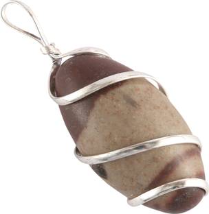 Aatm Aatm Reiki Energized wire wrapped Shiva Lingam (powerful stone to stimulate health & well being) Crystal