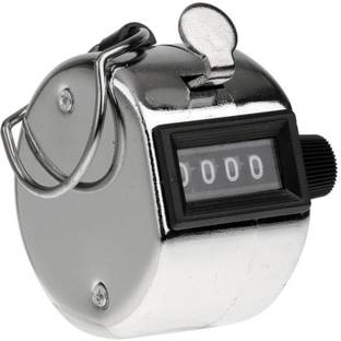 SUNRISE Small Size Steel Finished Finger Counter ( Pack of 1 Pc ) Digital Tally Counter