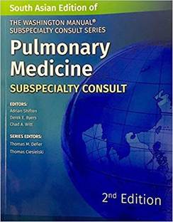 The Washington Manual Pulmonary Medicine Subspecialty Consult - 2E