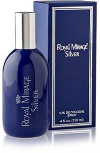 ROYAL MIRAGE Silver EDC 120ml Deodorant Spray  -  For Men