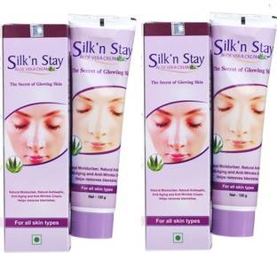 SBL Silk' n Stay Aloevera Cream 100g each [Pack of 2 ] [100gX2 , 200 g]