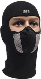 MOCKHE Black, Grey Bike Face Mask for Men & Women