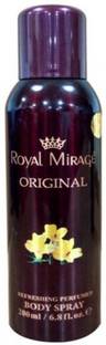 रॉयल मिराज Original Body Spray For Men & Women -200ml डिओडोरेंट स्प्रे  -  पुरुषों और महिलाओं के लिए