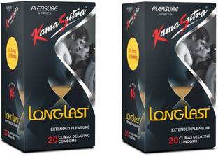 Kamasutra Long Lasting Climax Delaying Condoms 20s (2x20) Condom