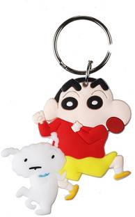 MGP FASHION pvc shinchan with shiro key chain Key Chain