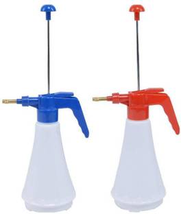 AKR Garden Agriculture Spray Pump Atomizer Kunfun Compression Pressure Sprayer + Adjustable Brass Nozzle for Mist & Spray + High Quality Pet Plastic Water Bottle 1 L Hand Held Sprayer