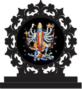 Plan to Gift Maa Kali Car Dashboard idols Figurine Showpiece Decorative Showpiece  -  12 cm