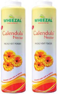 WHEEZAL Calendula Nectar Prickly Heat Powder 100g each [Pack of 2][100gX2 ,200g]