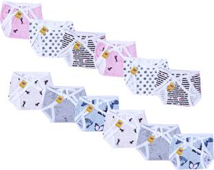 Fareto Baby Hosiery Single Layer Cotton Cloth Tying Knotted Nappies/Indian Style Langot/Washable/Reusable Pack Of 12 Pcs (Multi)(0-6 Months)