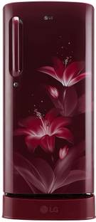 LG 185 L Direct Cool Single Door 3 Star Refrigerator with Base Drawer