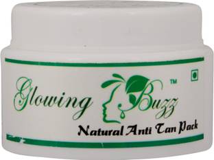 Glowing Buzz Natural Anti Tan Pack for Face, Dark Under Arms and Hands