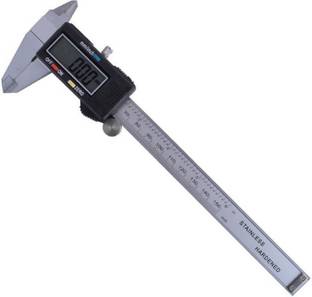 GVAAS VERNIER CALIPER STAINLESS STEEL HARDENED 0-150 mm/0-6" inch CALIPER WITH BOX AND TWO BATTERY STAINLESS STEEL DIGITAL CALLIPER Digital Caliper