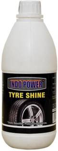 INDOPOWER TYRE SHINER 500ml. Swift Dzire,Gypsy (SUV) , WagonR, Mahindra e2o , Hyundai Elite i20,ford eco sport,Innova,Scorpio ETC. Vehicle Interior Cleaner
