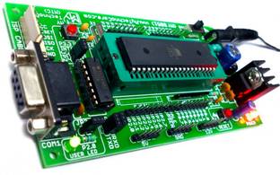 MY TechnoCare 8051 Development Board ZIF Socket+MAX232 AT89S52 Microcontroller IC Project Evaluation Kit Support ATmel AT89S51/XX,89Cxx,89V51RD2 Architecture 40 Pin Chip Prototype PCB Multipurpose Controller