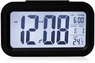 THEAURA Digital Black Clock