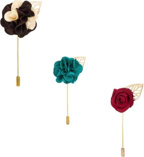 COCO CHANEL LapelPin_236 Brass Screw Back Shirt Stud