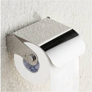 SHYAM Stainless Steel Toilet Paper Holder Pack Of One. Stainless Steel Toilet Paper Holder
