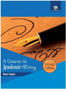 A Course in Academic Writing