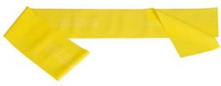 थेरा-बंद Thin/ Light Resistance Latex Free Exercise Band 5 Feet( Length) x 4 Inches( Width) Yellow रज़िस्टेंस बैंड