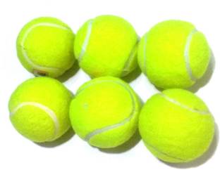 MK Green Cricket Tennis Ball (Set of 6 pics) Cricket Tennis Ball