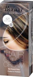 Berina Light Grey Hair Color Cream , Light Grey