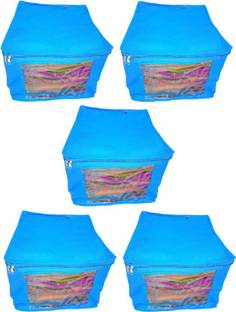 Ajabh High Quality Travelling Bag Pack of 5 Large Bridal Saree Salwar Suit Bedsheet Cover Case Bag Organizer Bag vanity pouch Garments Cover