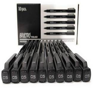 BRuSTRO Professional Pigment Based Fineliner Pen