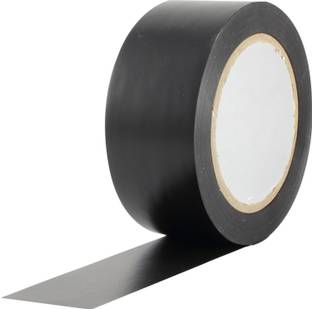 True-Ally Black Floor Marking Tape 3 inch / 72mm x 25 mtr Adhesive