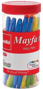 Cello Mayfair Jar Blue Ball Pen
