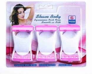 T TOPLINE Disposable Razor (Pack of 6), Women