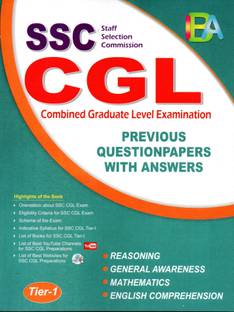 SSC CGL COMBINED GRADUATE LEVEL TIER -1 (Previous Question Papers With Answers)