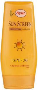 Ayur Sunscreen - SPF 30 PA+ Sunscreen Lotion SPF 30