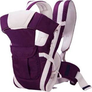 FIRST TREND Multipurpose Strong 4 in 1 Baby Carrier With Coushion Padding For Baby Comfort  (Purple, Front Carry facing in) Baby Carrier
