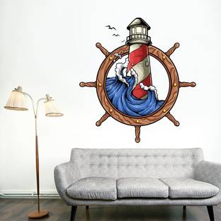 Flipkart SmartBuy 155 cm Sea Self Adhesive Sticker