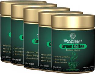 Skyveda Organics GREEN COFFEE EXTRACT BELLY FAT BURNER ,HEALTHY,GLOWING FOR MEN & WOMEN Instant Coffee