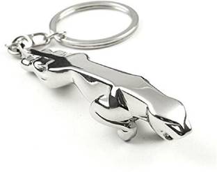 GESTIONE Silver Jaguar Keyring & Keychain Key Chain