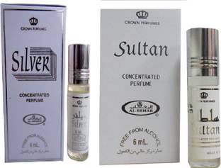 AL- REHAB SULTAN and SILVER COMBO Floral Attar