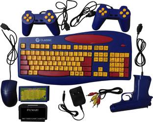 PTCMart 8 Bit Keyboard Tv Video Game With 48 In 1 Games Like Educational Games , Keyboard Typing na GB with English Editor
