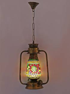 AFAST Antique Pendant Hanging Lantern Lamp Light With Colorful Glass Perfect Match Of Trading And Traditional A2 Pendant Lamp Ceiling Lamp