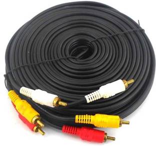 TECHON  TV-out Cable 10 meter 3 rca audio video cable