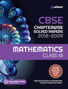 Cbse Chapterwise Solved Paper Mathematics Class 12th