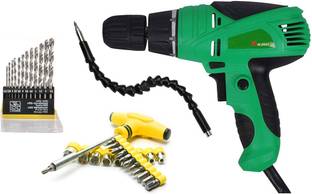 ISC Yiking Electric Screwdriver + Flexible Shaft + T-Bar Screwdriver With Torque Adjustment Facility P...